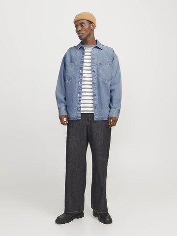JACK & JONES Comfort Fit Skjorte i blå