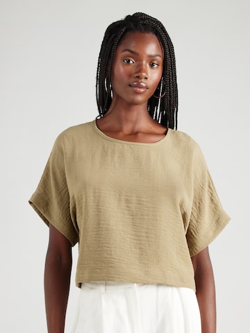 PIECES - Blusa 'MADDIE' em verde: frente