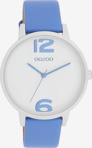 OOZOO Analog Watch in Blue: front
