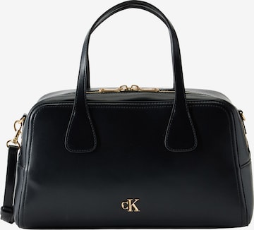 Calvin Klein Чанта с презрамки в черно: отпред