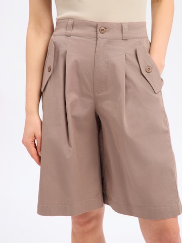 Loosefit Pantalon Marie Lund en marron