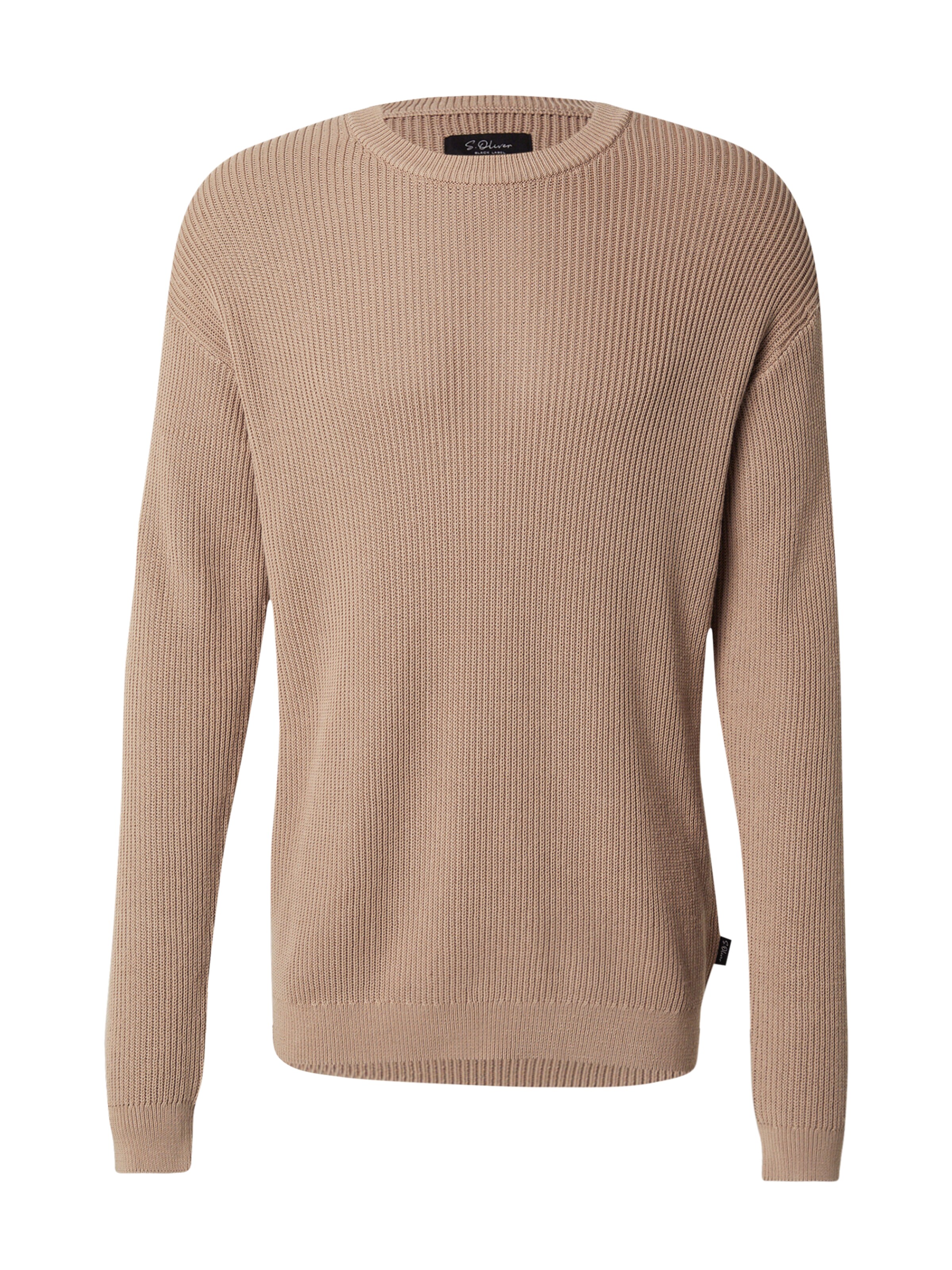 s.Oliver BLACK LABEL Tröja i brun: framsida