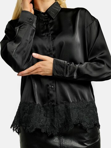 T-shirt ' BOLINE-LS ' Liberte Essentiel en noir