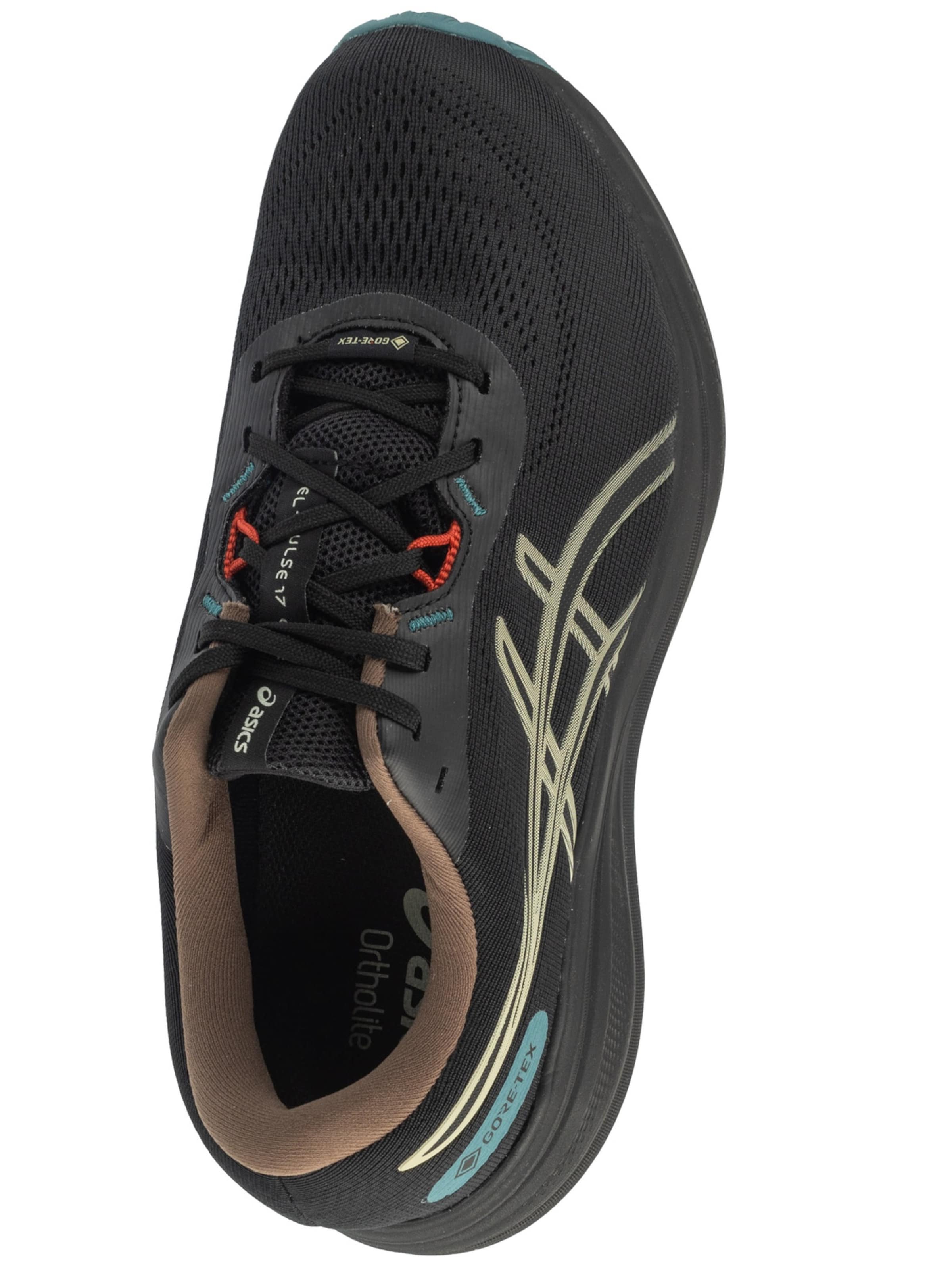 Chaussure de course 'Gel-Pulse 17 GTX' ASICS en noir