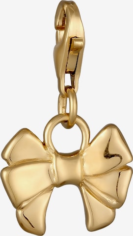 ELLI Charm Schleife in Gold: Vorderseite