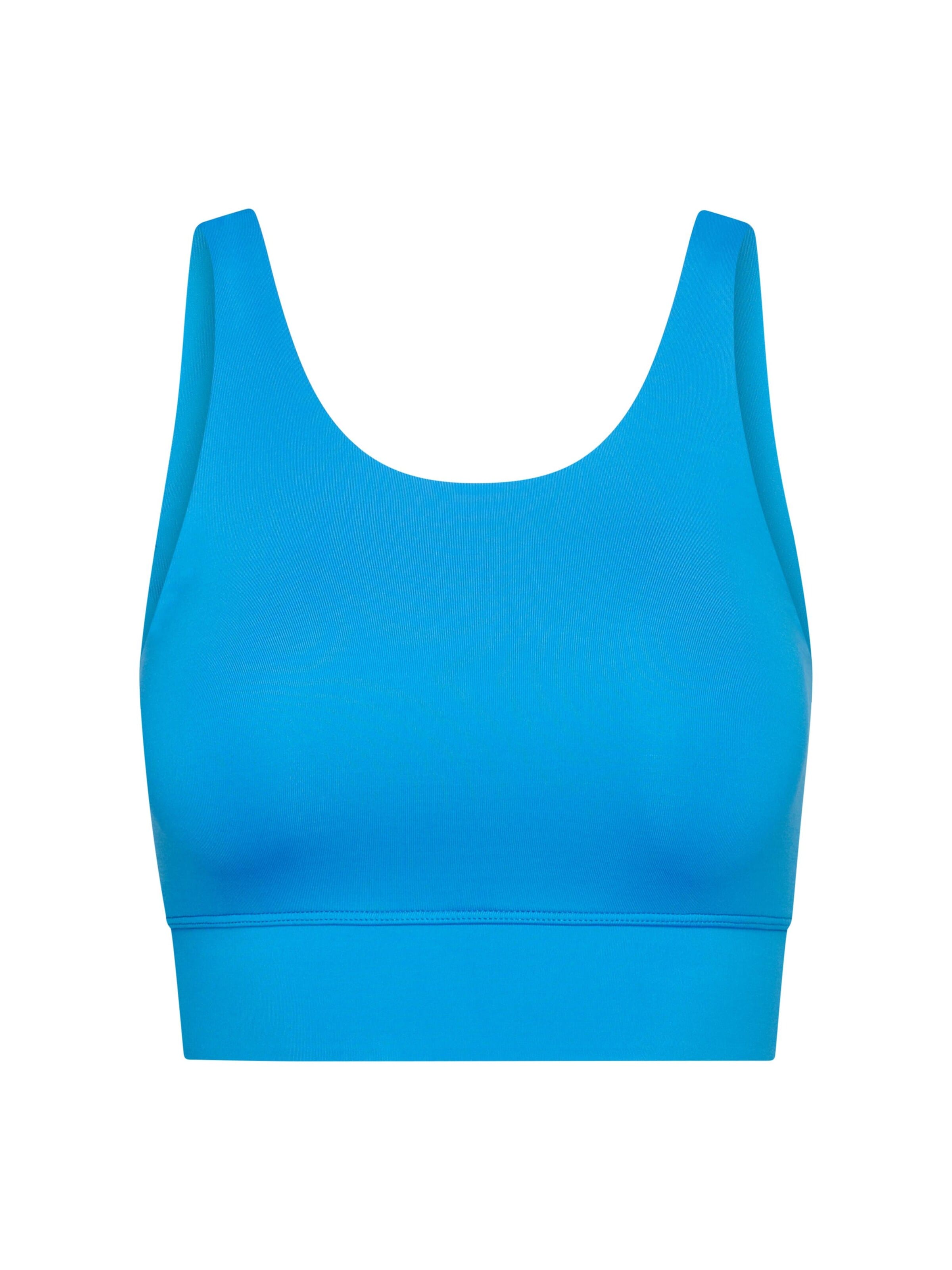 Reggiseno sportivo 'Bustier' di Hey Honey in blu: frontale