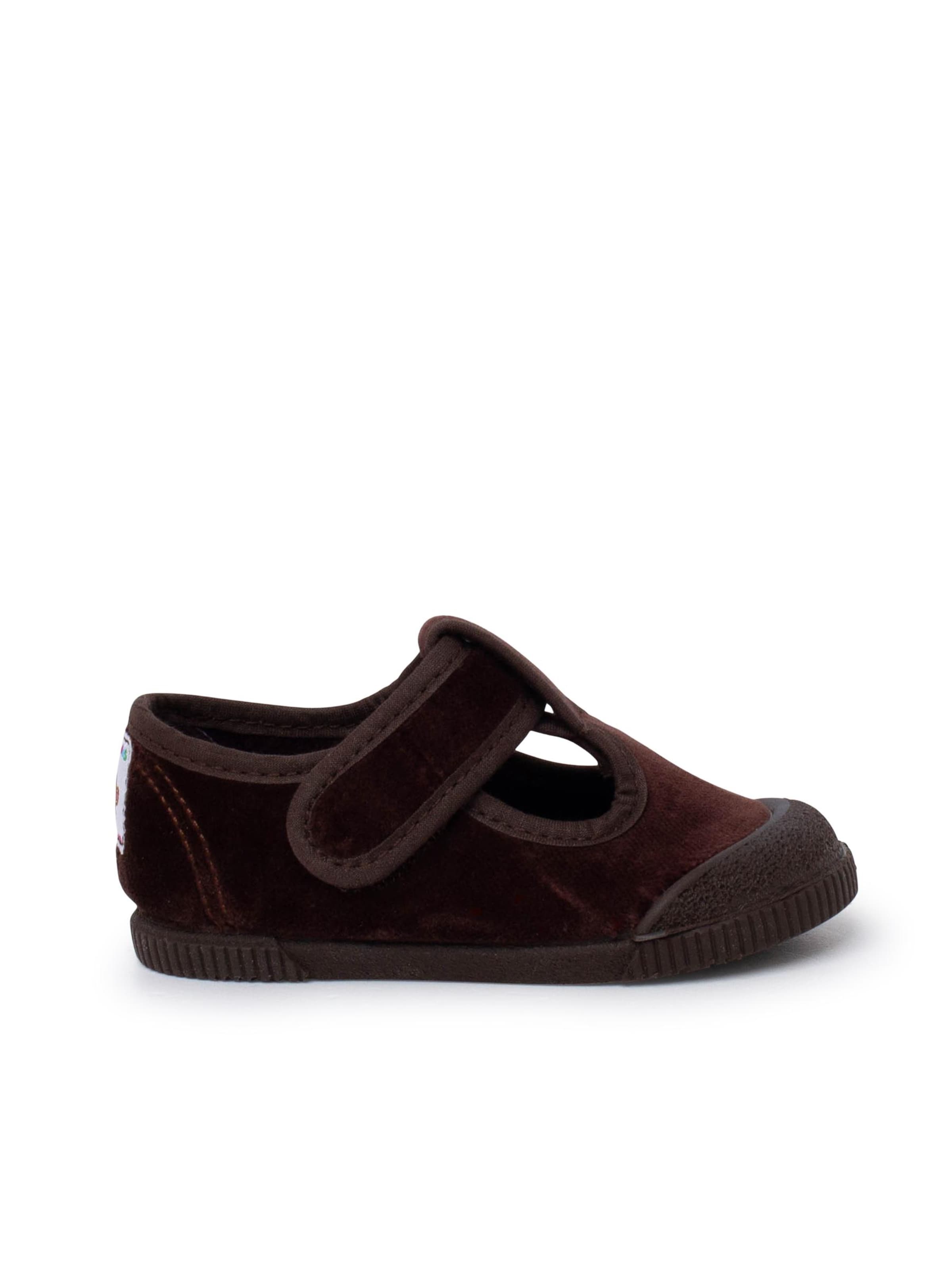 Pisamonas - Zapatos primeros pasos en marrón: frente