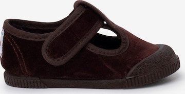 Scarpina primi passi di Pisamonas in marrone: frontale