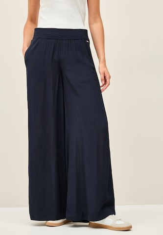 CECIL Wide Leg Hose in Blau: Vorderseite