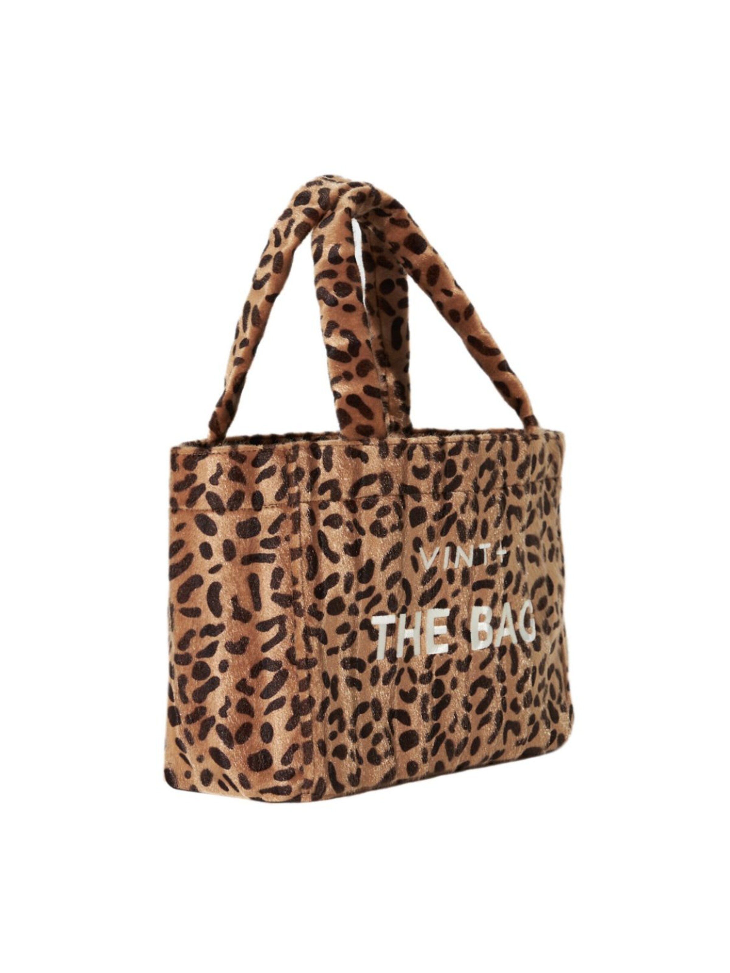 VINT+ Shopper 'Leopard Bag' i brun