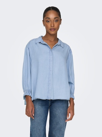 ONLY Blouse 'Camden' in Blauw: voorkant