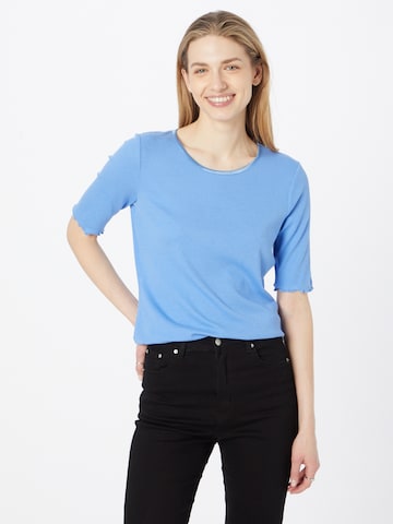 Fransa Shirt in Blue: front