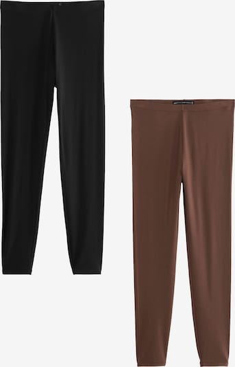 Next Leggingsit värissä ruskea / musta, Tuotenäkymä