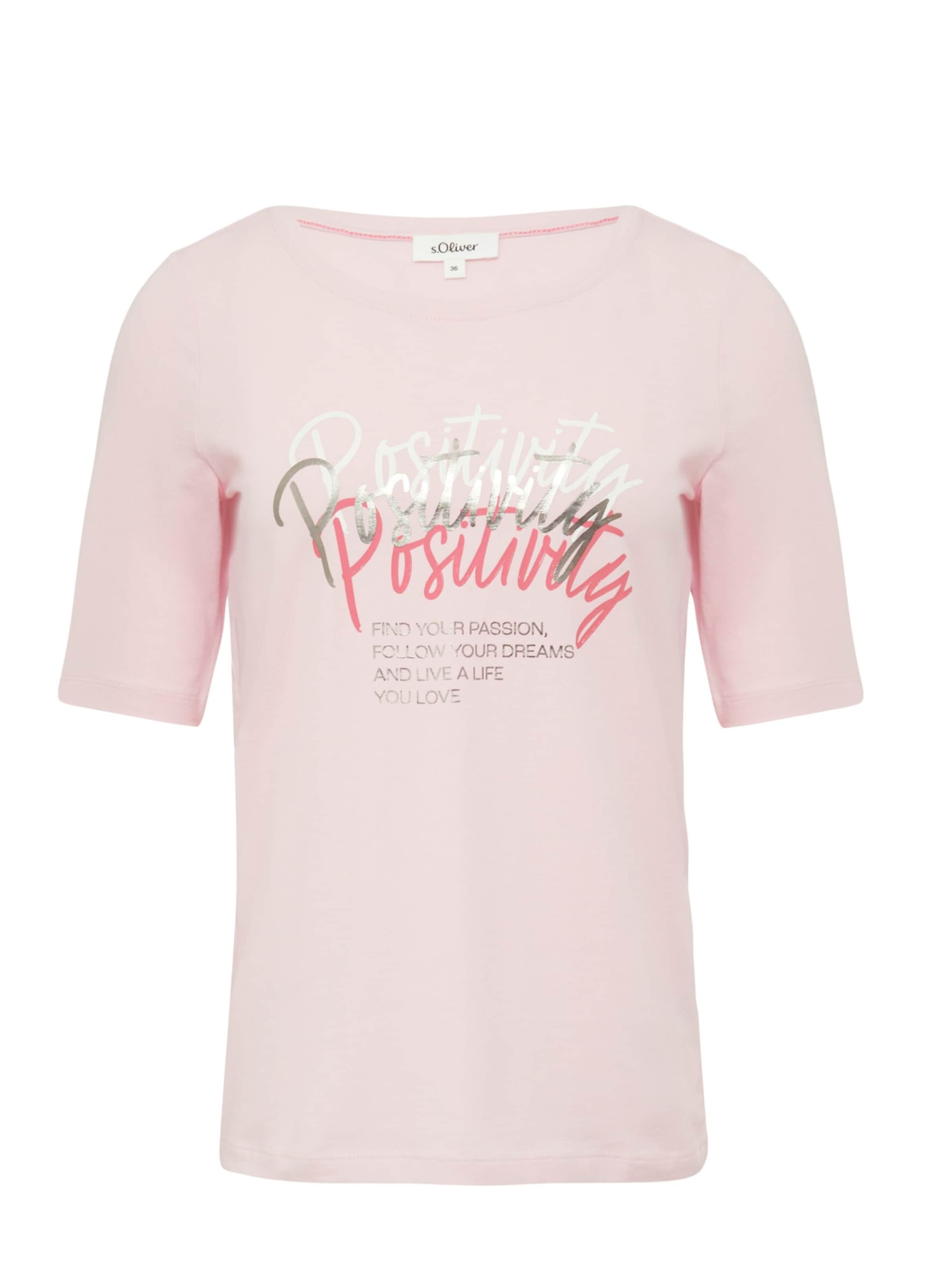 s.Oliver T-shirt en XL en rose, Vue avec produit