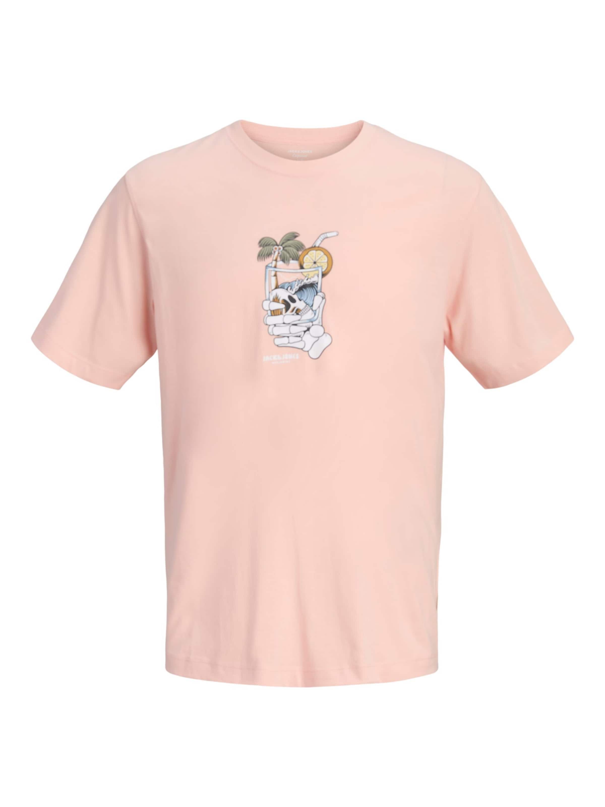 Jack & Jones Plus Shirt in Oranje: voorkant