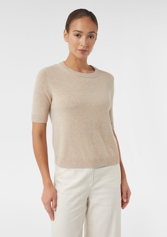 Pull-over COMMA en beige : devant