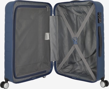 Set di valigie di American Tourister in blu