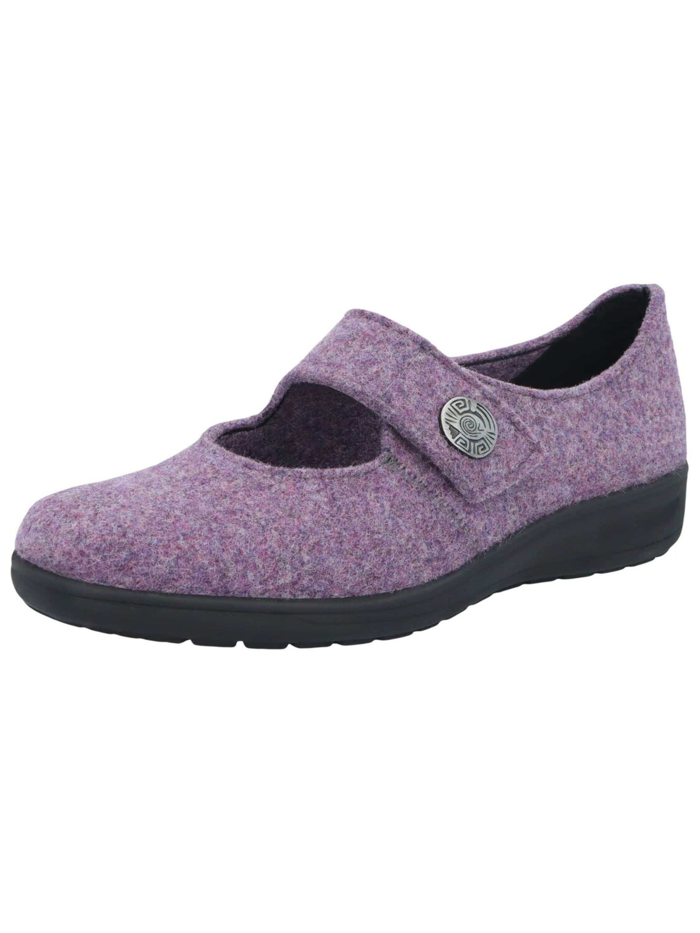 SOLIDUS Huisschoenen 'Hausschuh Damen 27040 50272 Textil in rot' in Rood: voorkant