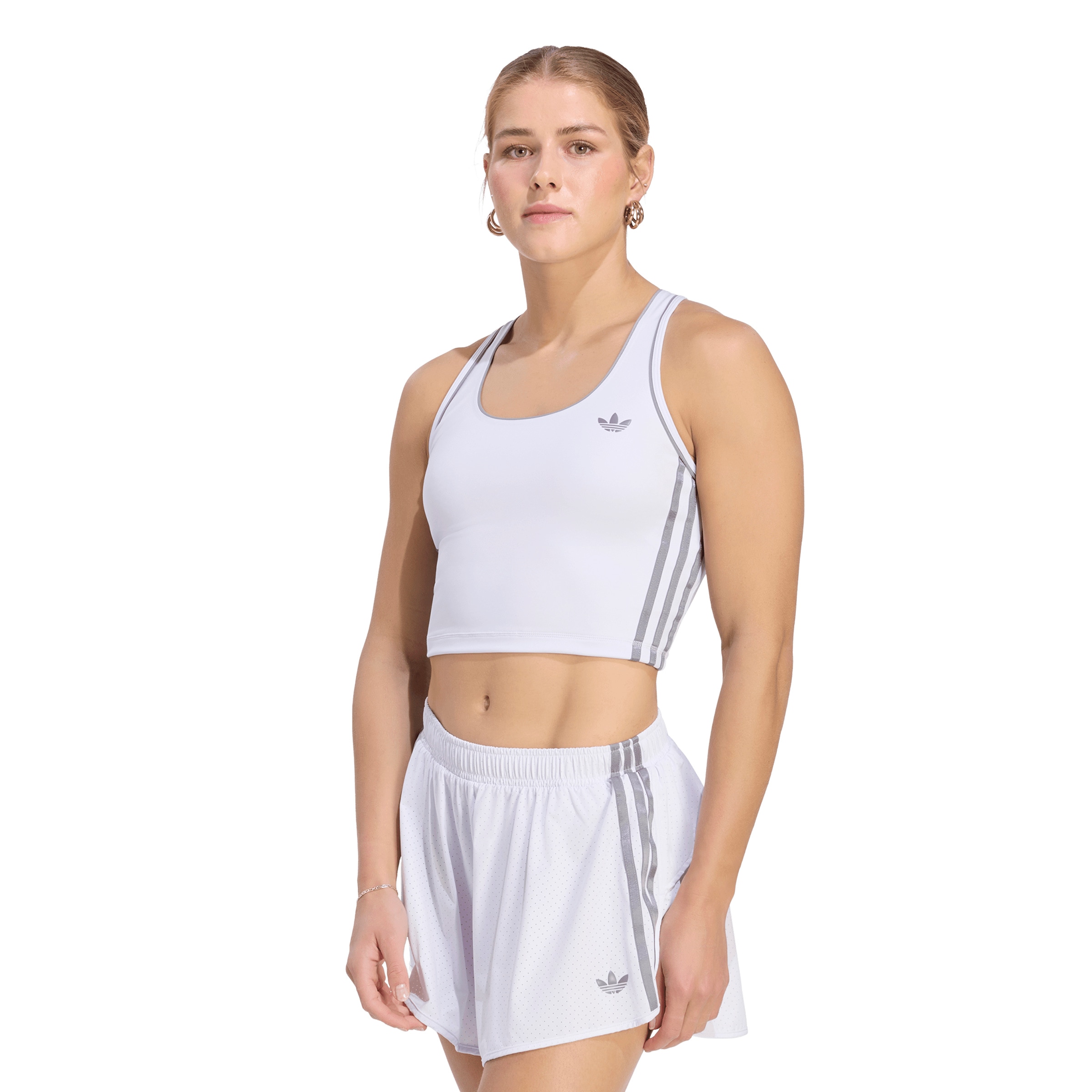 ADIDAS PERFORMANCE Спортивный топ в Белый: спереди