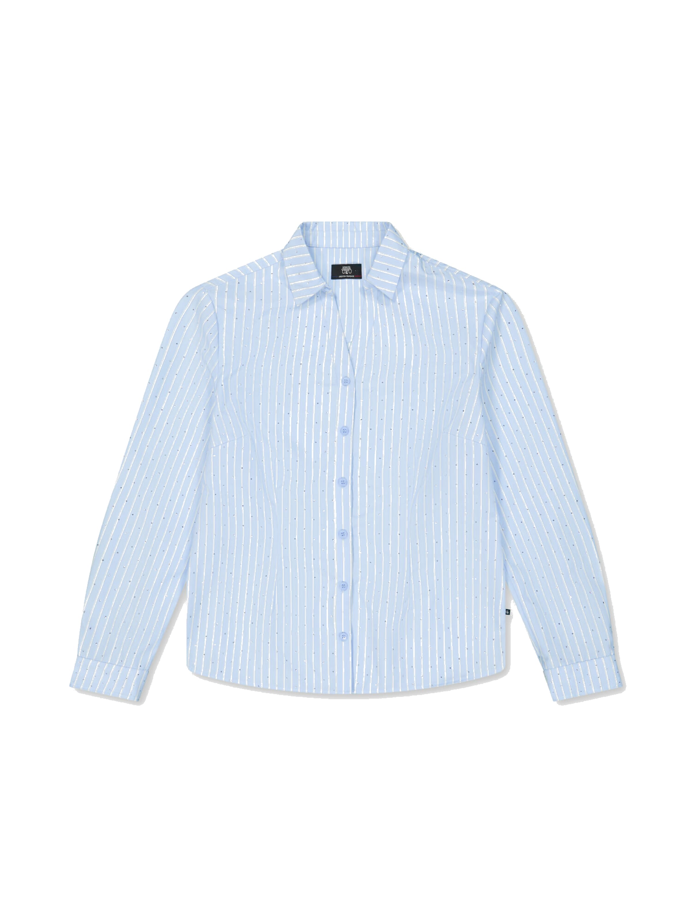 Le Temps Des Cerises Blouse 'LUINA' in Blue: front