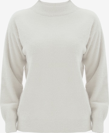 Pull-over Giorgio di Mare en blanc : devant
