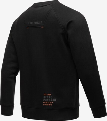 STONE HARBOUR Sweatshirt 'Craig El' in Zwart