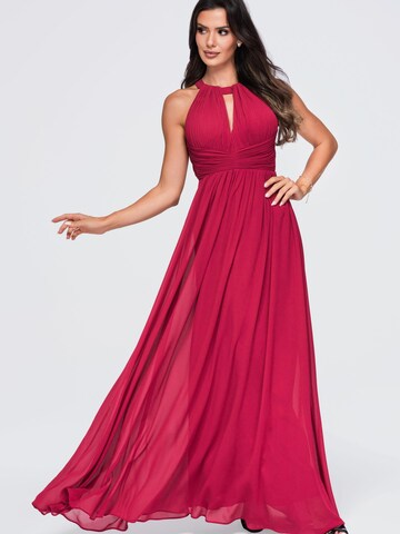 Ombre Dress in Red