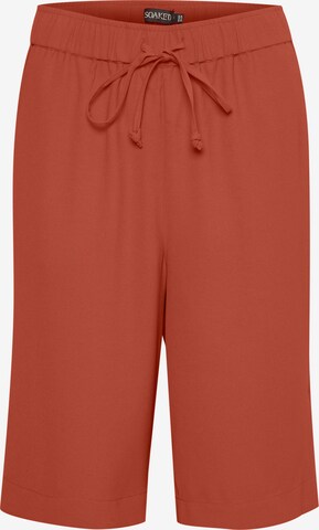 Loosefit Pantalon 'Shirley' SOAKED IN LUXURY en orange : devant