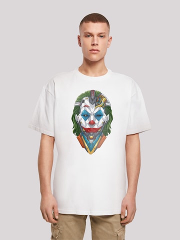 F4NT4STIC Shirt 'Cyberpunk Joker CYBERPUNK STYLES' in White: front
