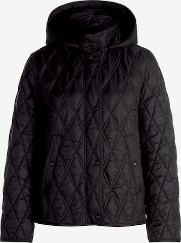 Betty Barclay Outdoorjacke mit abnehmbarer Kapuze in Schwarz: Vorderseite