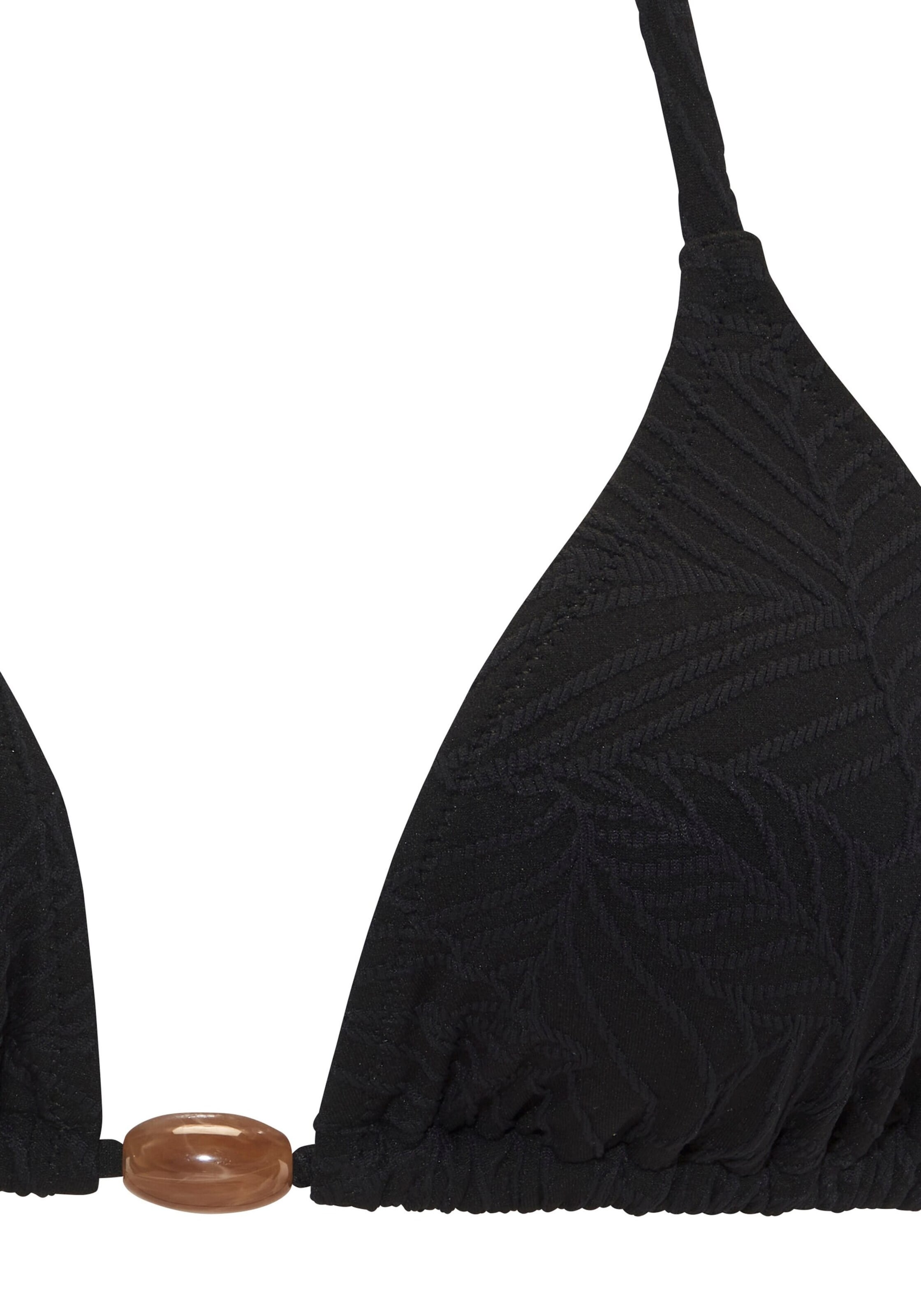 LASCANA - Triángulo Top de bikini en negro
