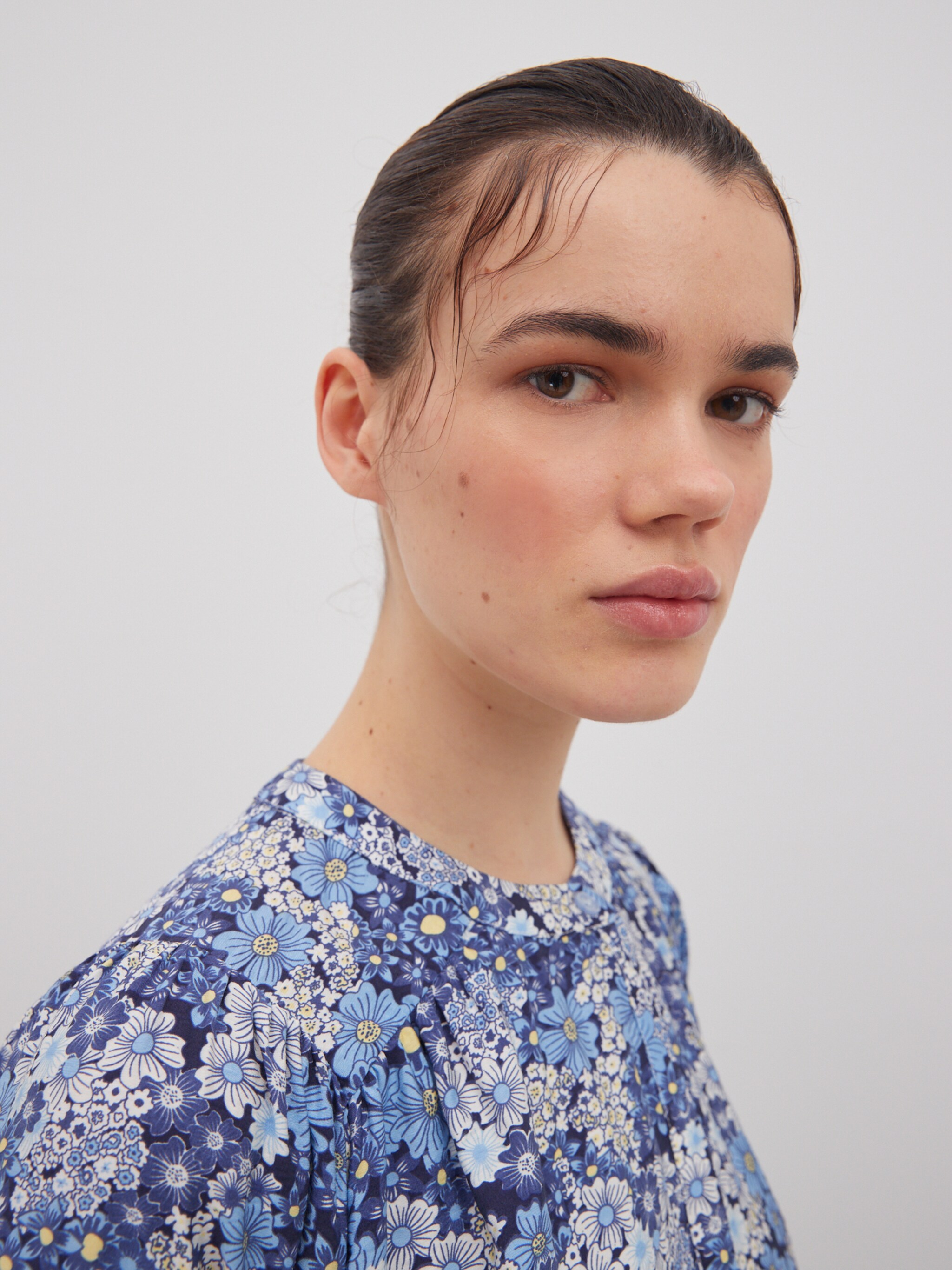 EDITED Produkte Bluse 'Jamira' hellblau