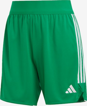 ADIDAS PERFORMANCE Regular Workout Pants 'Tiro 23 League' in Green: front