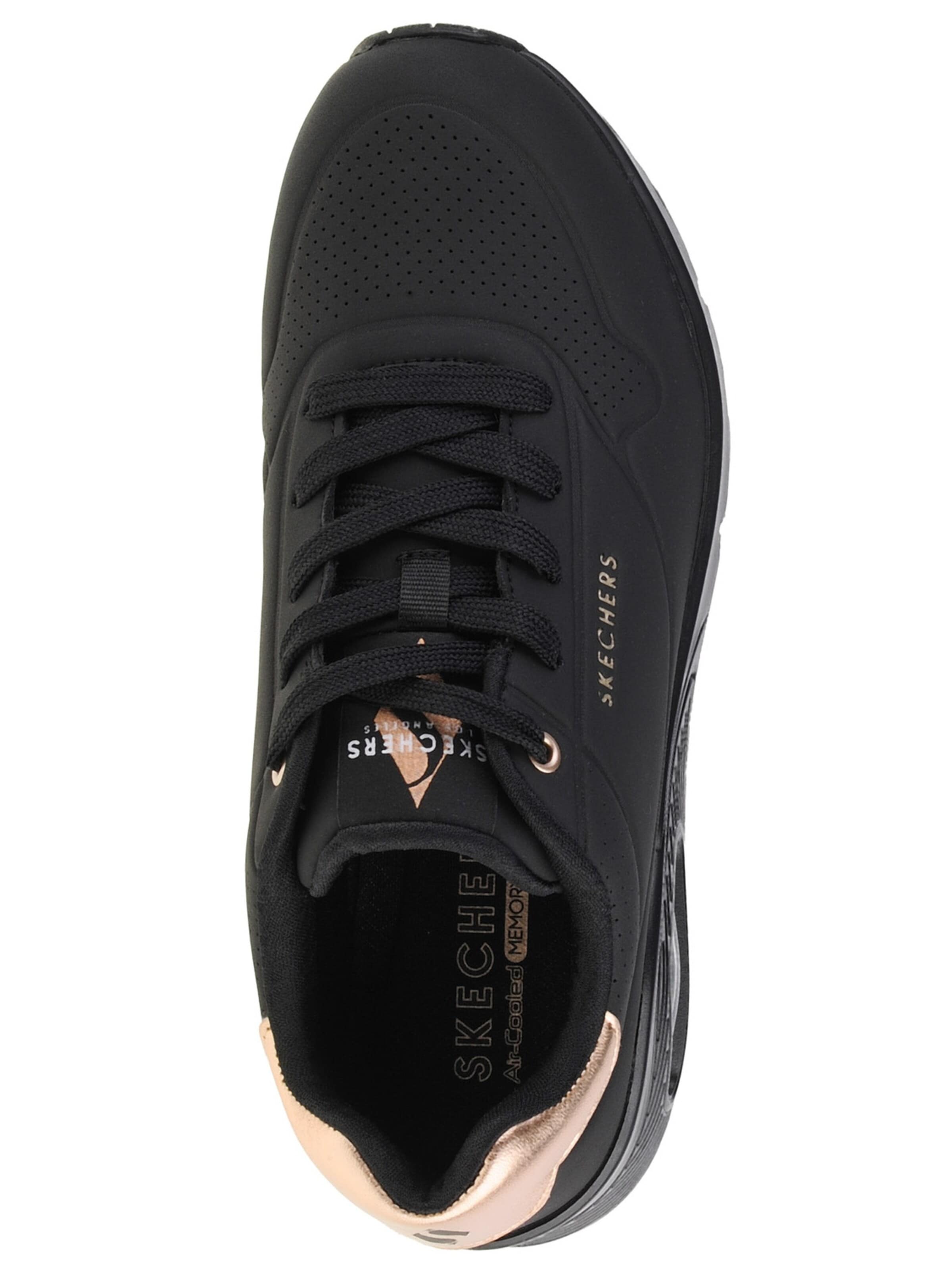 SKECHERS Sneakers laag 'Skechers Uno-Golden Air' in Zwart