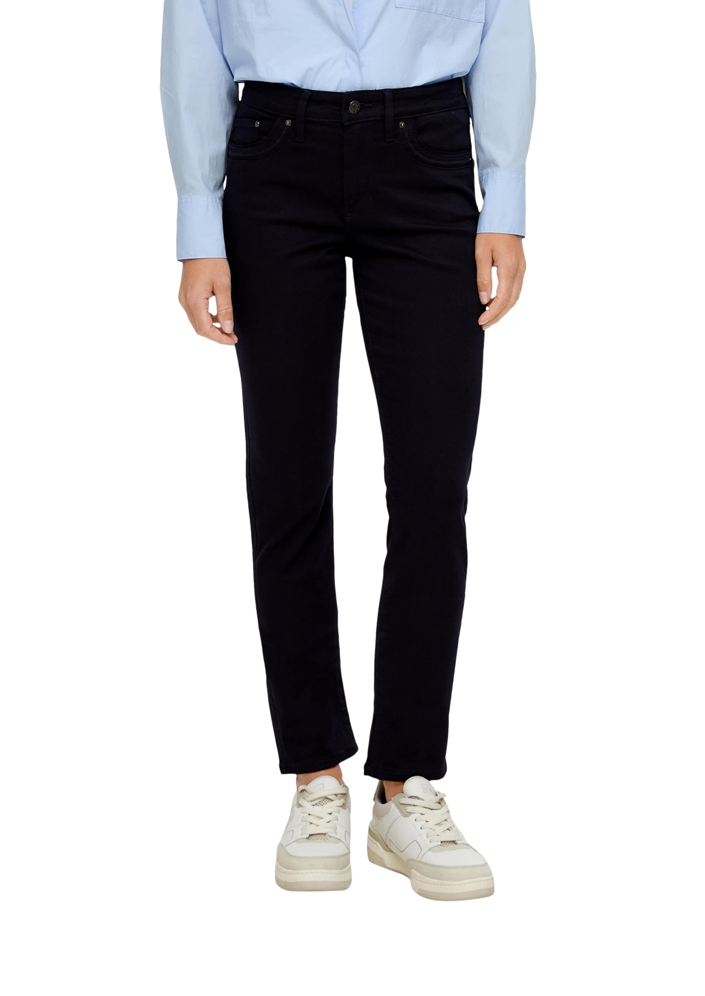 s.Oliver Skinny Jeans in Blauw: voorkant