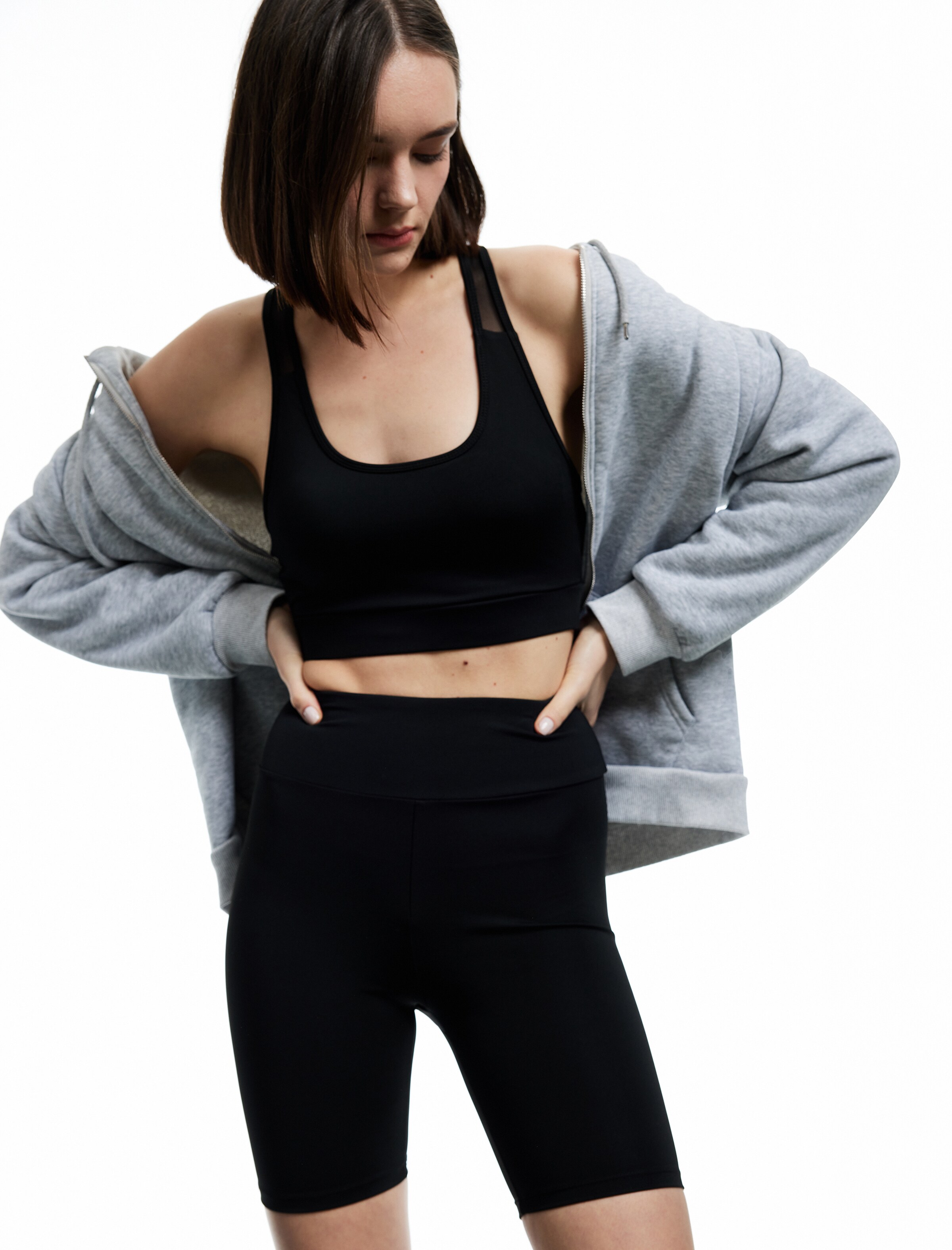 Koton Slim fit Leggings in Black: front