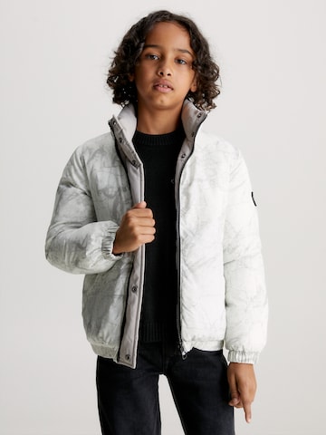 Veste d’hiver 'Reversible Marble AOP' Calvin Klein Jeans en gris : devant