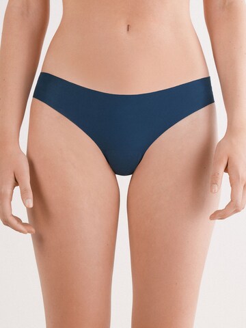 INTIMISSIMI Thong 'Brazilian' in Blue: front