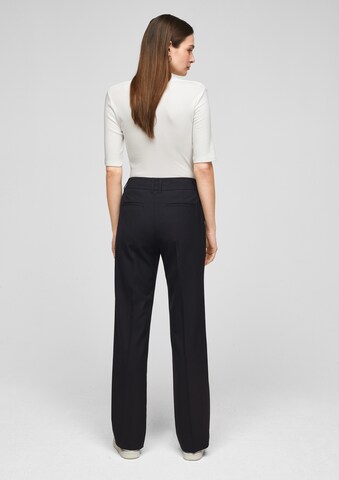 s.Oliver BLACK LABEL Regular Pleated Pants in Blue