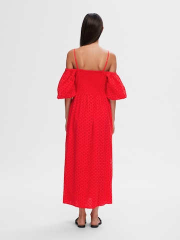 Robe d’été 'Anelli' SELECTED FEMME en rouge