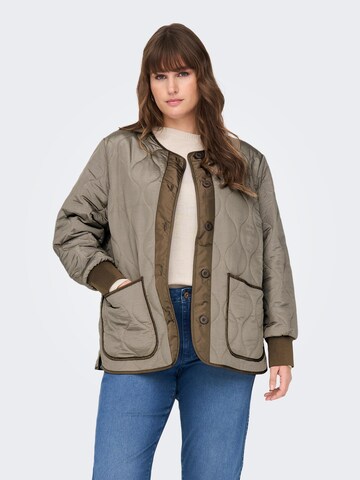 Veste mi-saison 'Jung' ONLY Carmakoma en beige : devant