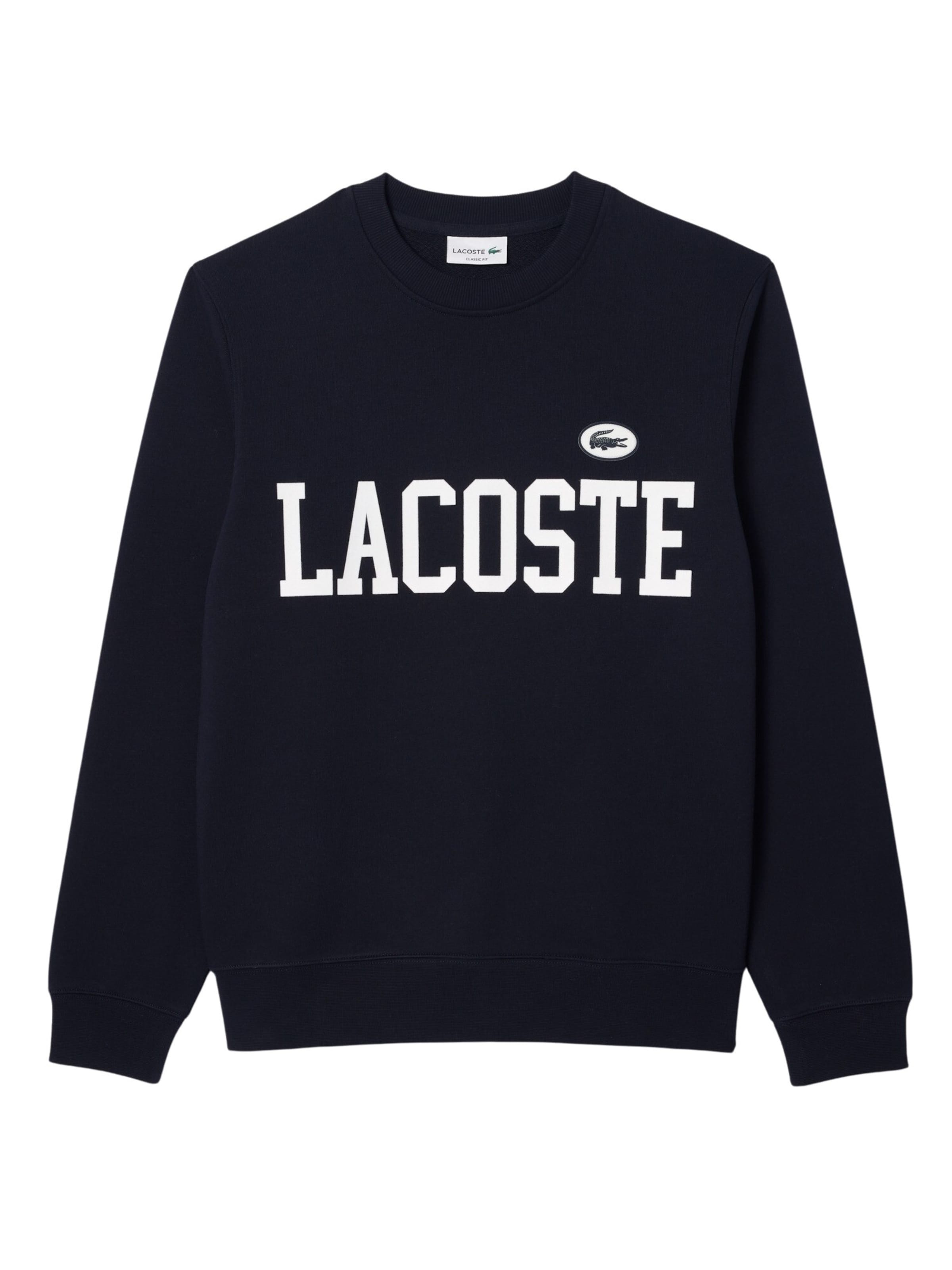 LACOSTE Mikina – modrá: přední strana