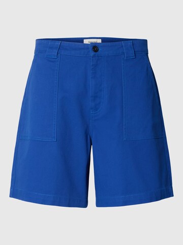 SELECTED - Loosefit Pantalón en azul
