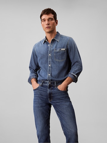 Calvin Klein Jeans Slimfit Jeans in Blau