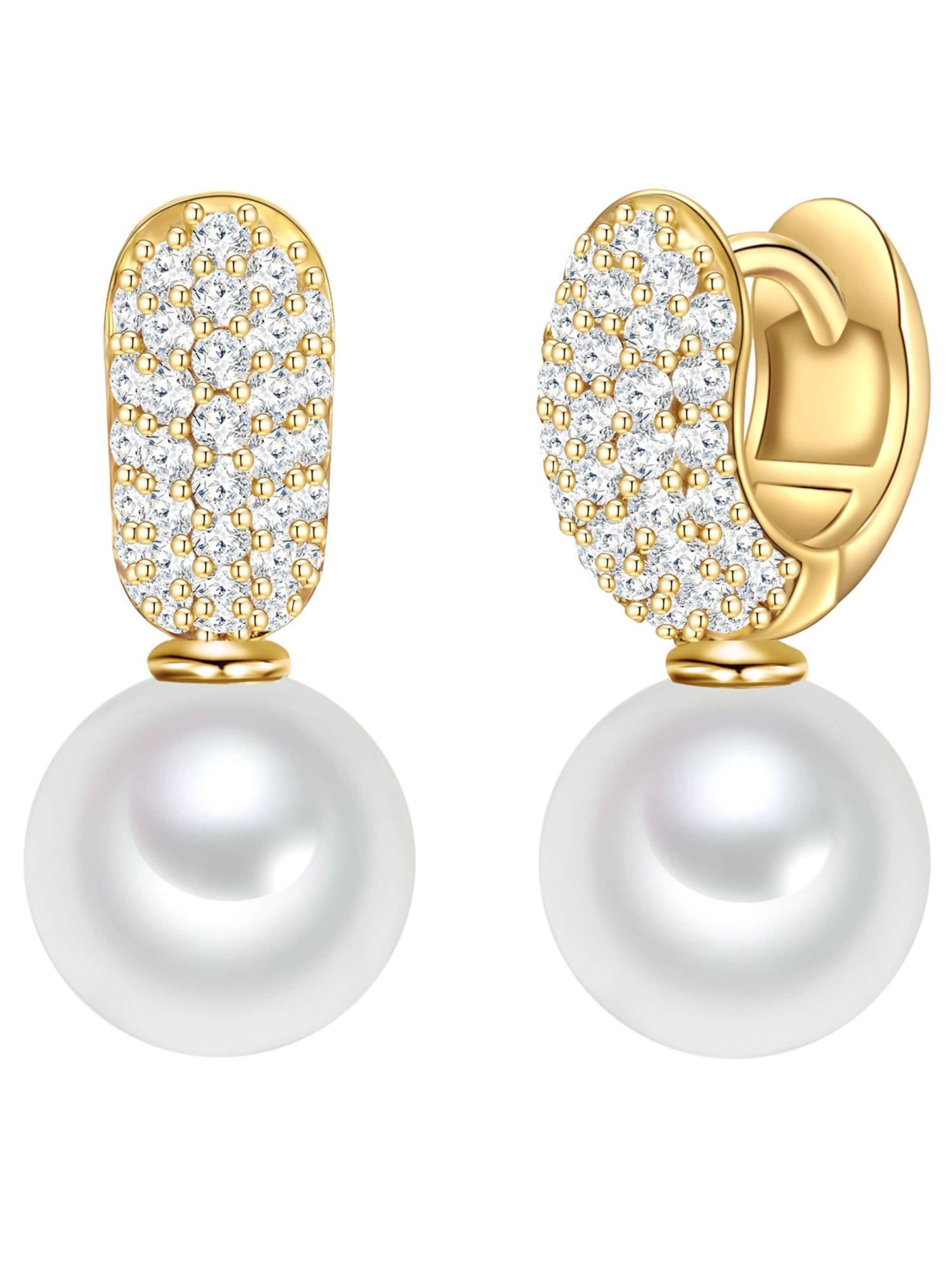 Boucles d'oreilles Rafaela Donata en or : devant