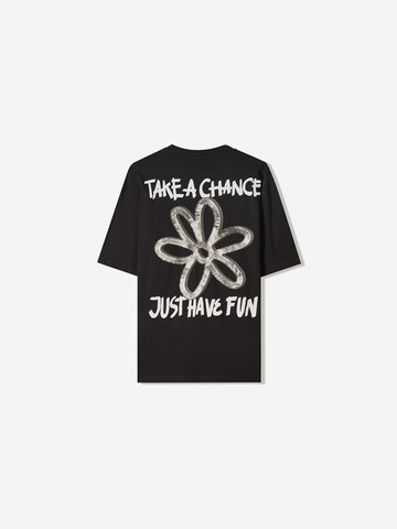 Bershka Shirt in Black