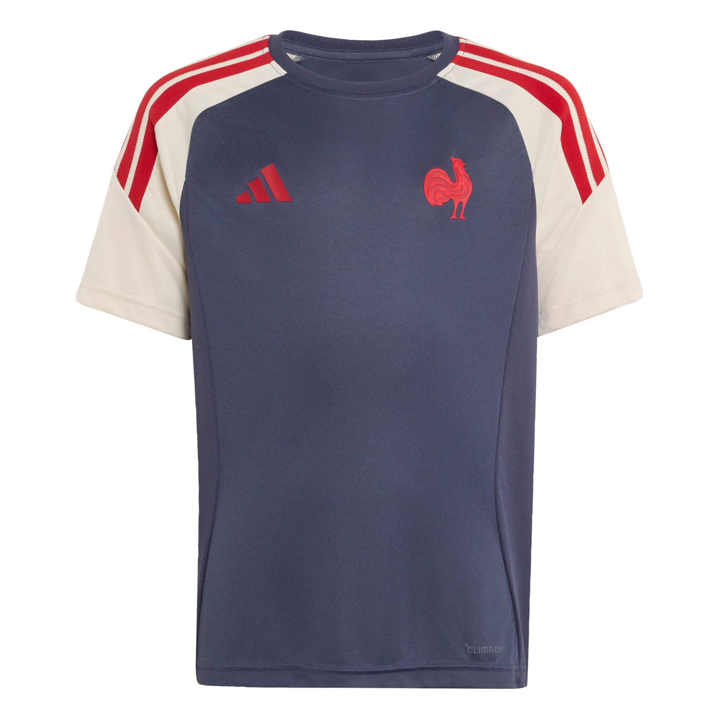 ADIDAS PERFORMANCE - Camiseta funcional 'Frankreich Rugby' en azul: frente