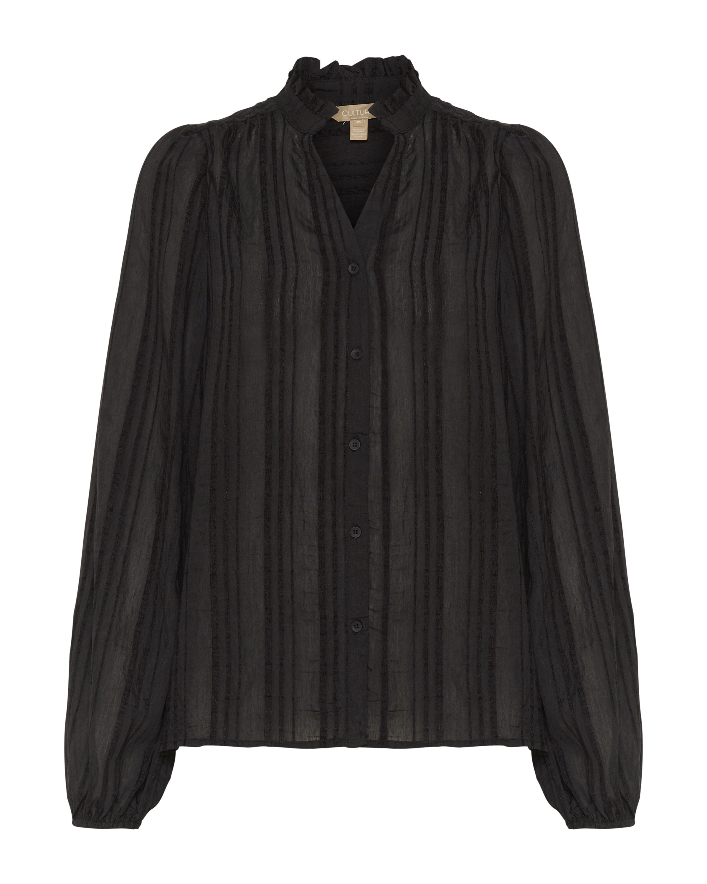 Chemisier 'CUAsima' CULTURE en noir : devant