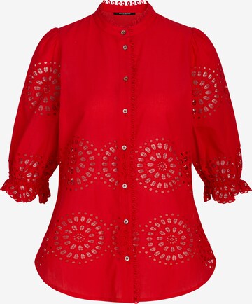 BRUUNS BAZAAR Blouse 'Weigela Karelia' in Rood: voorkant