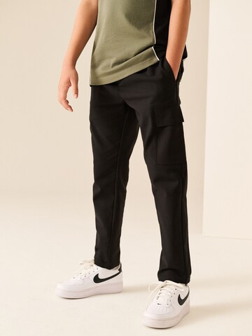 Slimfit Pantaloni de la Next pe negru: față